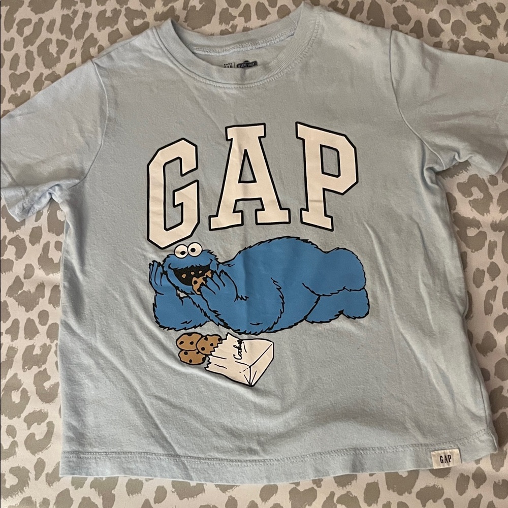 GAP Kids Light Blue Cookie Monster Tee